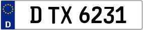 Truck License Plate